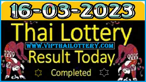 16 march 2024 thai lottery|Thai Government Lottery Results Complete Chart 16th March 2024.